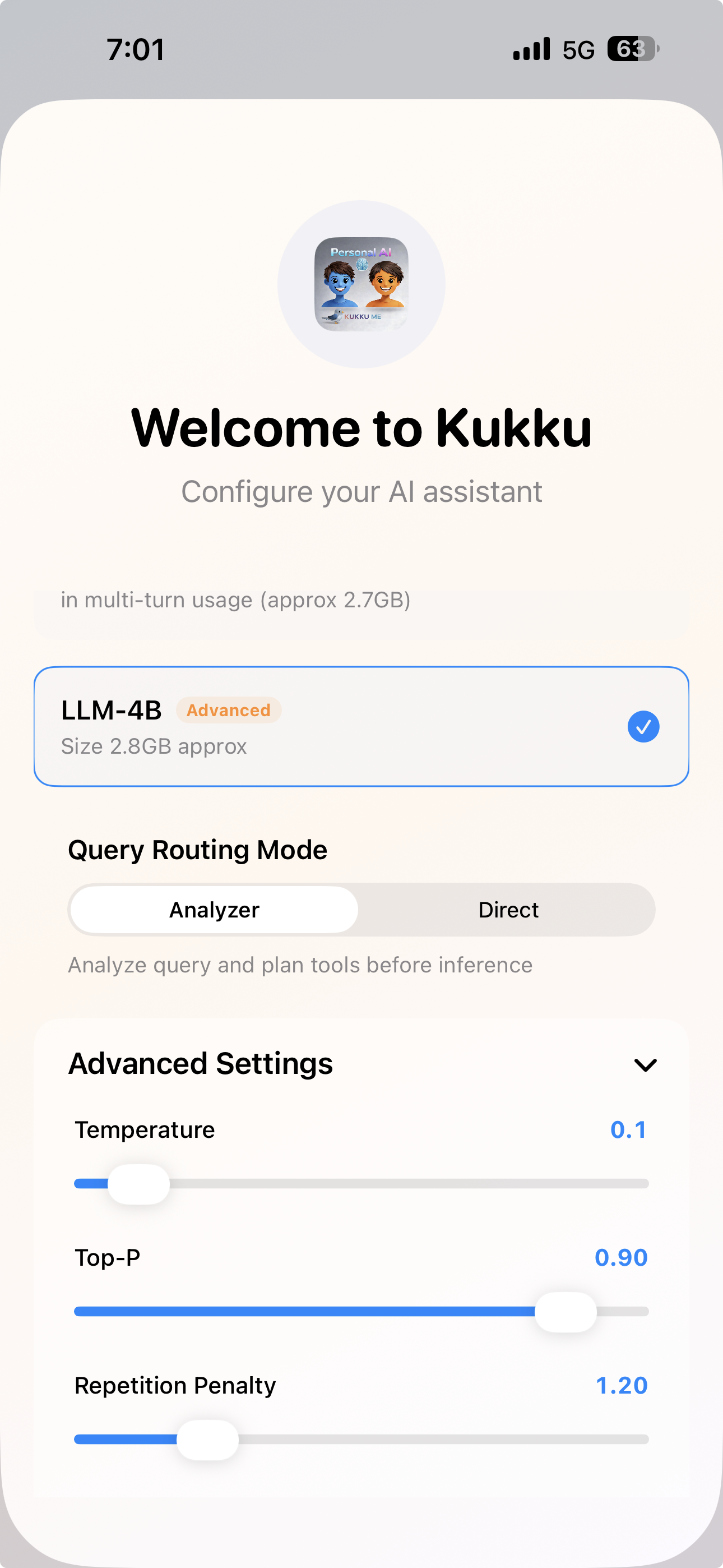Kukku app prototype screen 19
