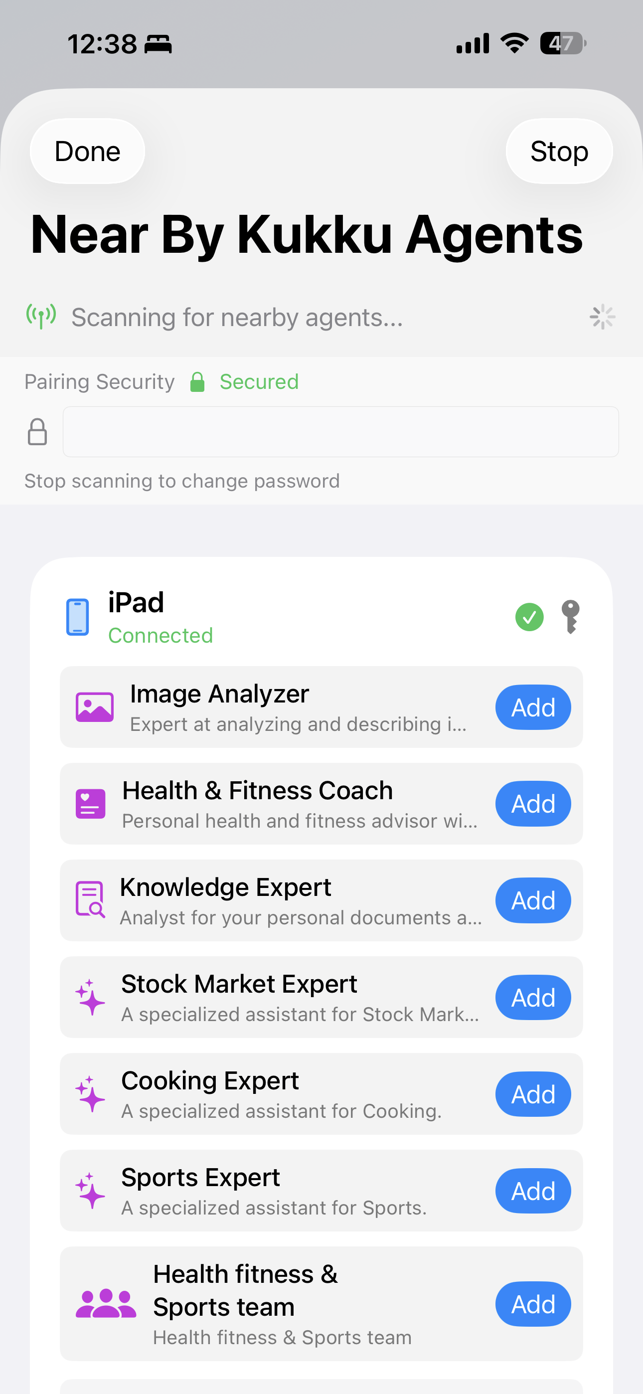 Kukku app prototype screen 9