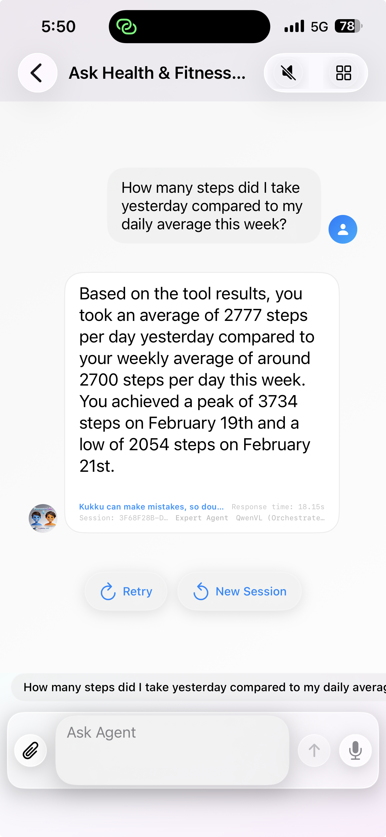 Kukku app prototype screen 3
