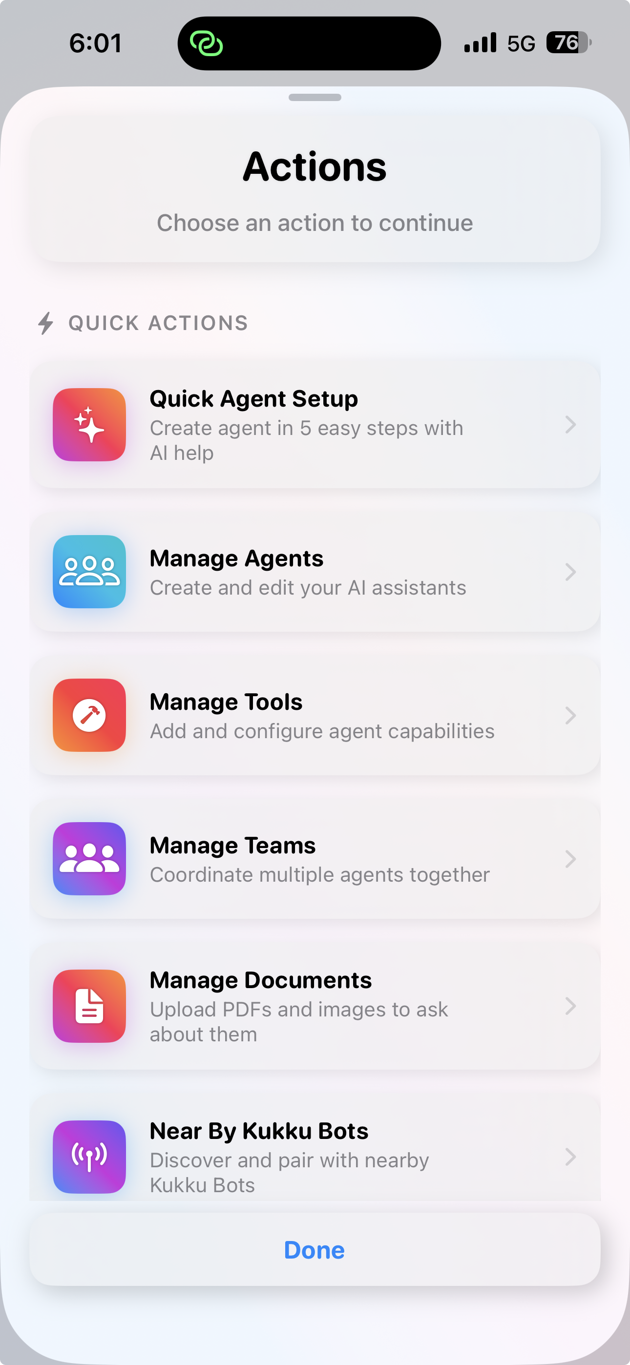 Kukku app prototype screen 5