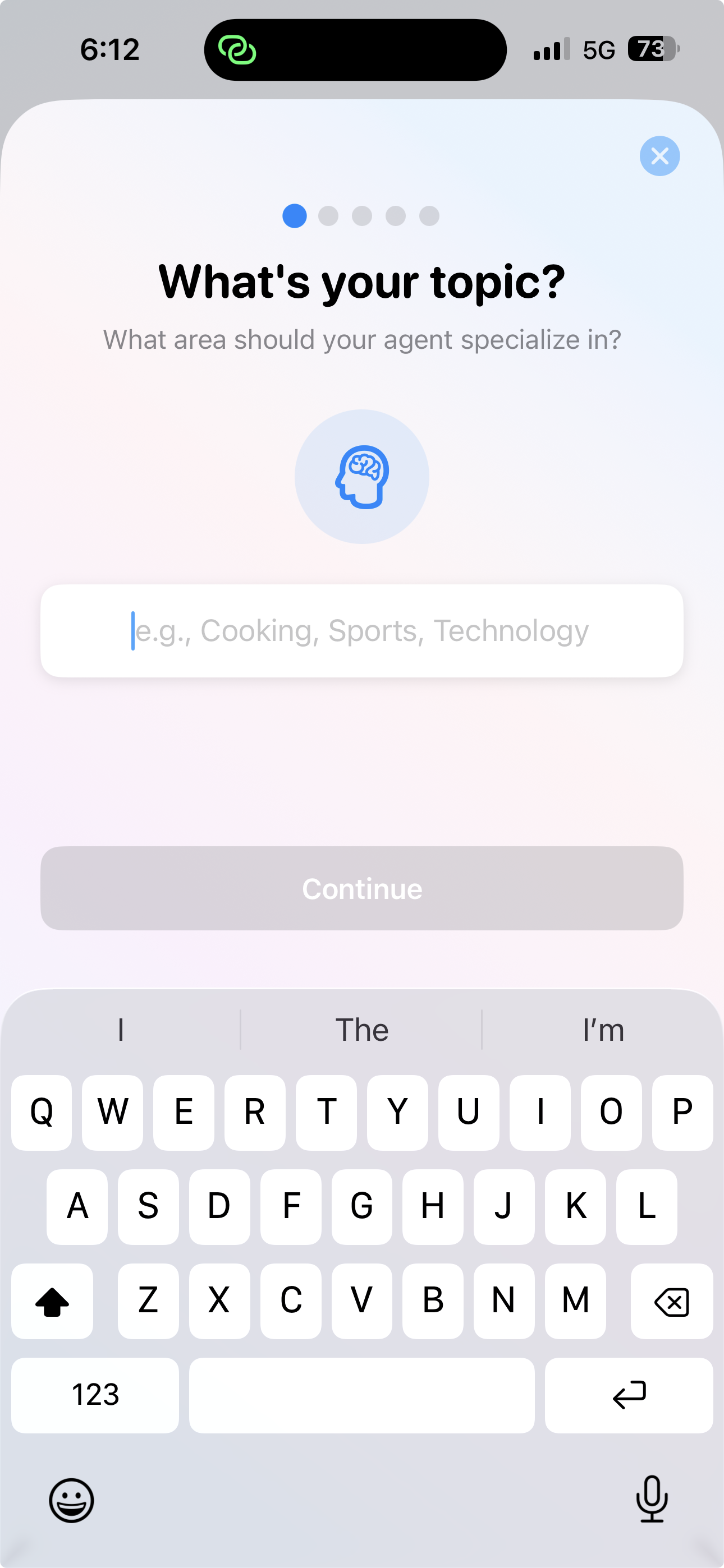 Kukku app prototype screen 6